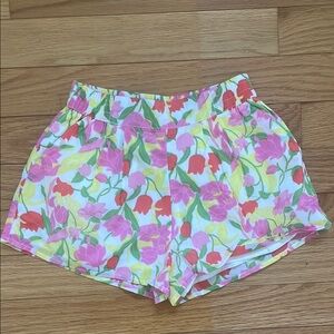 Jane + Jack Floral Pink and Yellow 2T Shorts - Never worn